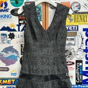 Women’s Aidan Metallic Toile Dress Size 4 Womens Sleeveless